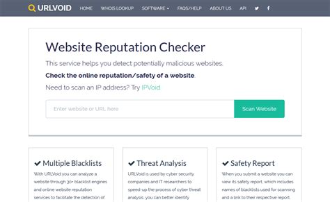 Check if a Website is Malicious/Scam or Safe/Legit .